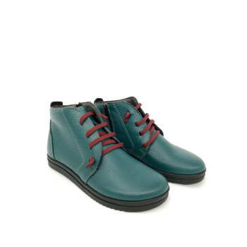 El Greco 95 πετρόλ δερμάτινα μποτάκια αστραγάλου