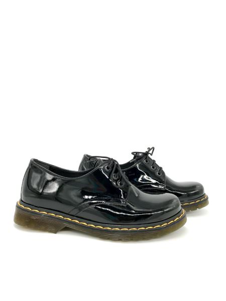 Commanchero 522 μαύρο λουστρίνι Oxford