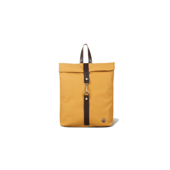 Mini rolltop yellow /Burban σακίδιο πλάτης καμβάς-2031