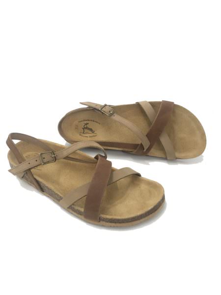 Ithaca brown/beige 1603 Traveller's Shoes ανατομικά σανδάλια