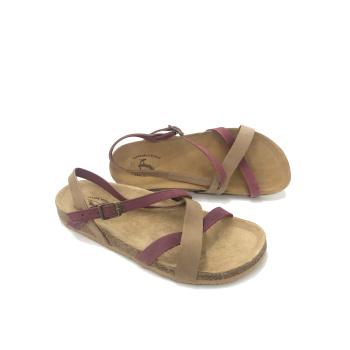 Ithaca purple/beige 1603 Traveller's Shoes ανατομικά σανδάλια