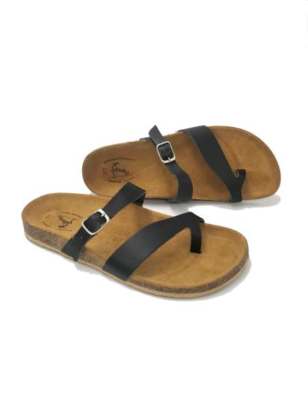 Amorgos black 1806 Traveller's Shoes ανατομικά σανδάλια