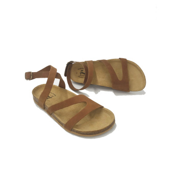 Mykonos brown 1902 Traveller's Shoes ανατομικά σανδάλια