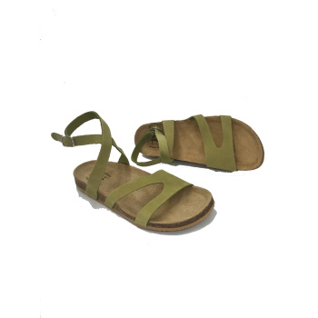 Mykonos green 1902 Traveller's Shoes ανατομικά σανδάλια