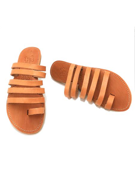 Chloe natural 260D δερμάτινα σανδάλια