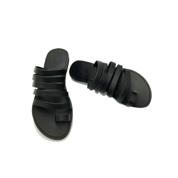 Chloe black 260D δερμάτινα σανδάλια