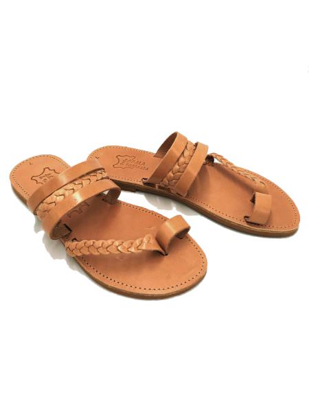 Charis natural 422D δερμάτινα σανδάλια