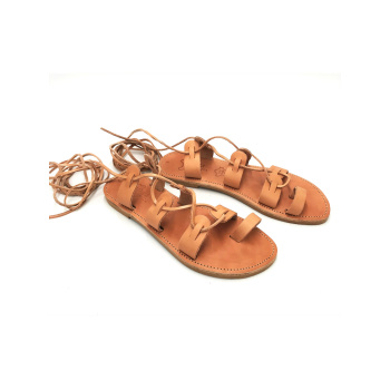 Anastasia natural 315D δερμάτινα σανδάλια