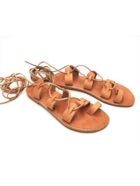 Anastasia natural 315D δερμάτινα σανδάλια