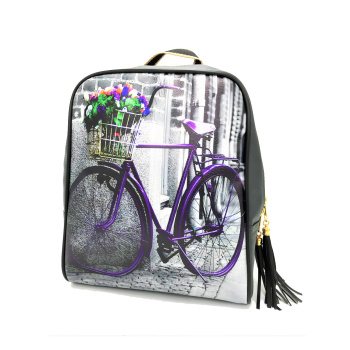 Τσάντα πλάτης baglab small/purple-bike