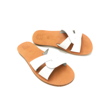 Lysistrata white 81L δερμάτινα σανδάλια