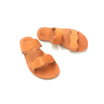 Eunike natural 119L δερμάτινα σανδάλια