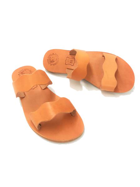 Eunike natural 119L δερμάτινα σανδάλια