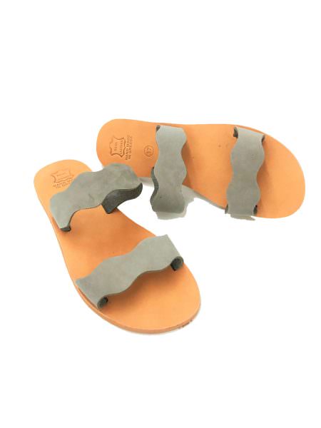 Eunike grey nubuck 119L δερμάτινα σανδάλια