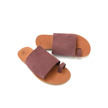 Xenia purple 60L δερμάτινα σανδάλια