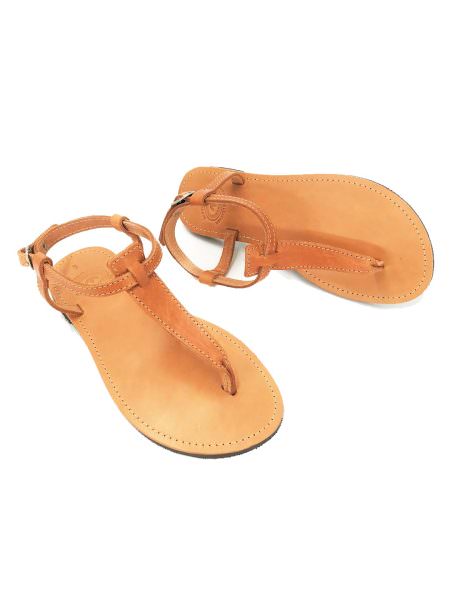 Pelagia natural 26M δερμάτινα σανδάλια