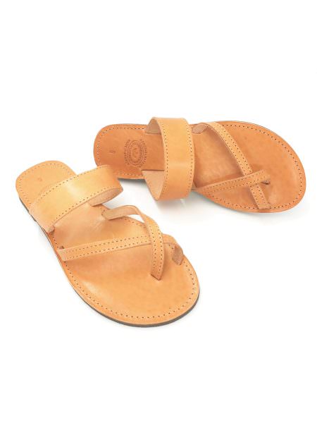 Hyacinth natural 114M δερμάτινα σανδάλια