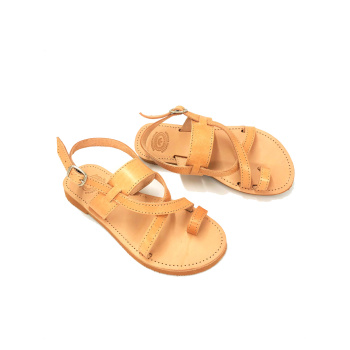 Eupraxia natural 55M δερμάτινα σανδάλια