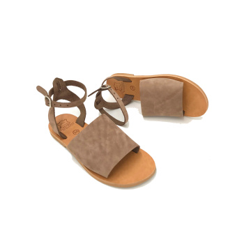 Melitta taupe nubuck 208L δερμάτινα σανδάλια