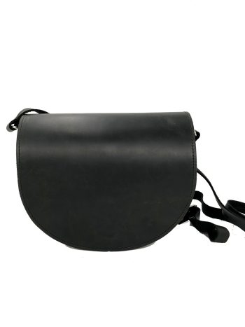 Ημικύκλιο μαγνήτης μαύρο/τσάντα δερμάτινη χιαστί No 44-17