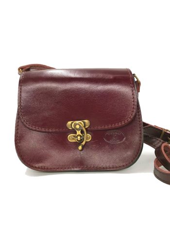 Ηook μπορντώ/τσάντα δερμάτινη χιαστί 201