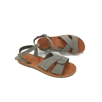 Isidora grey nubuck 233L δερμάτινα σανδάλια