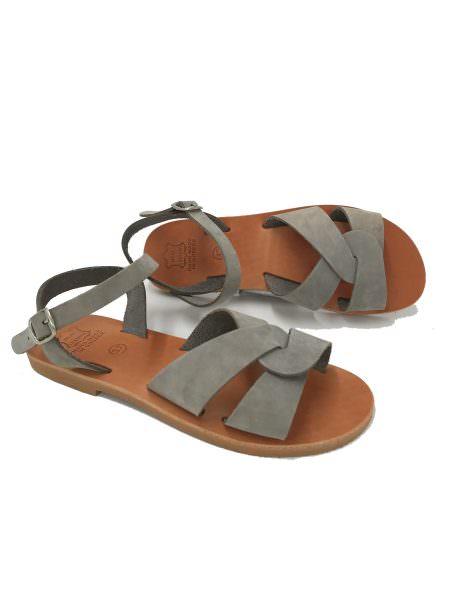 Isidora grey nubuck 233L δερμάτινα σανδάλια