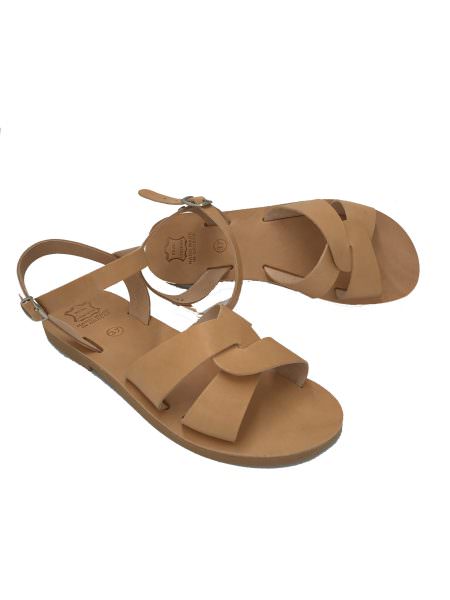 Isidora natural 233Lδερμάτινα σανδάλια