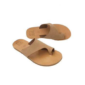 Kallisto light taupe 61L δερμάτινα σανδάλια