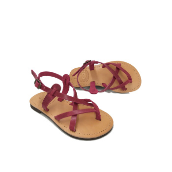 Cassandra fuchsia 65kids δερμάτινα σανδάλια