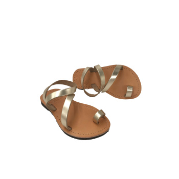 Dione gold 18kids δερμάτινα σανδάλια