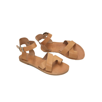 Deiopea natural 273D δερμάτινα σανδάλια