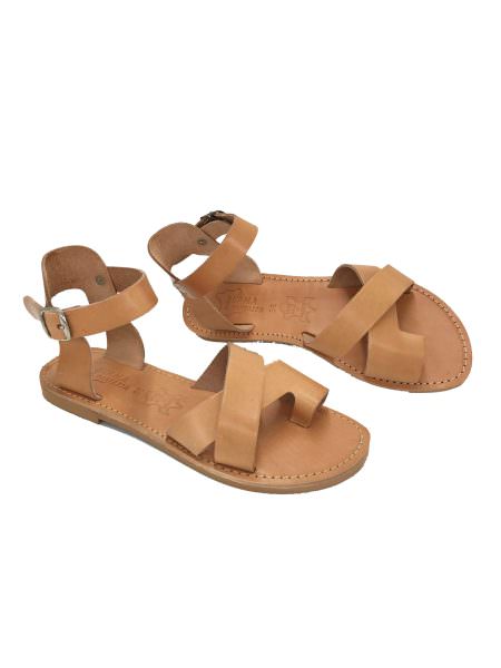 Deiopea natural 273D δερμάτινα σανδάλια