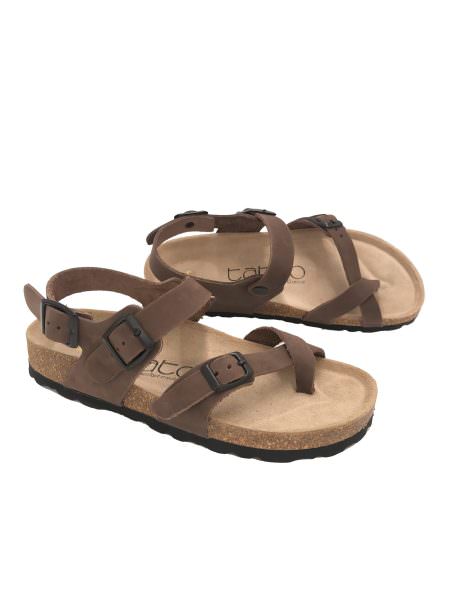 Creta brown nubuck 760D ανατομικά σανδάλια