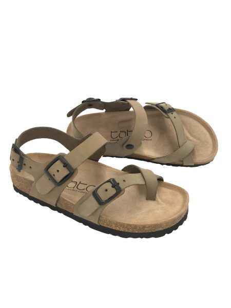 Creta grey nubuck 760D ανατομικά σανδάλια