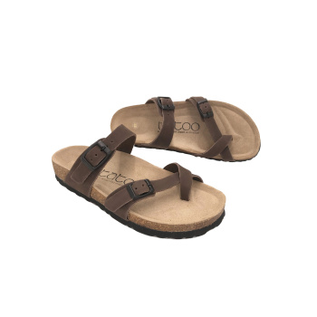 Ikaria brown nubuck 730D ανατομικά σανδάλια