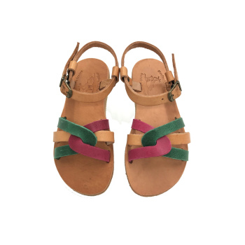 Antheia multi 1426kids Traveller's Shoes δερμάτινα σανδάλια