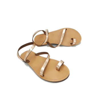 Gaiana pinkgold 18M δερμάτινα σανδάλια