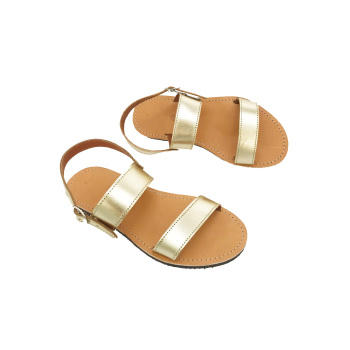 Dorothea gold 280T δερμάτινα σανδάλια