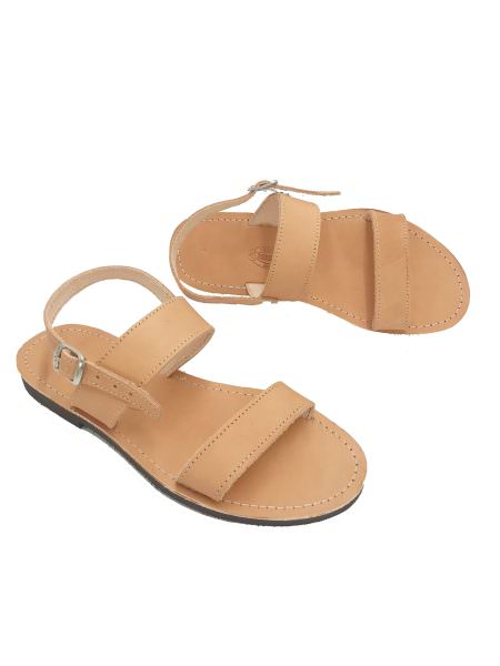 Dorothea natural 280T δερμάτινα σανδάλια