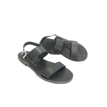 Dorothea black 280T δερμάτινα σανδάλια