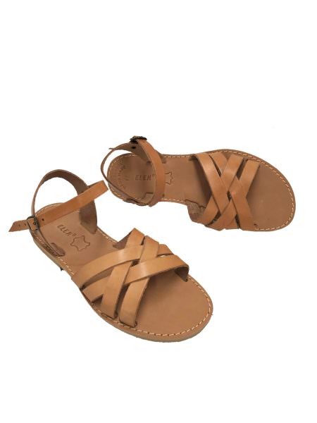 Amphitrite natural 620E δερμάτινα σανδάλια