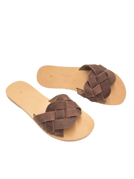 Herais brown 295X δερμάτινα σανδάλια