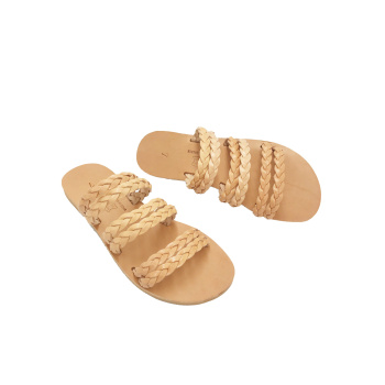 Thoe natural 286X δερμάτινα σανδάλια