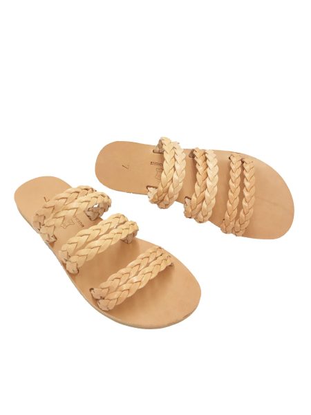 Thoe natural 286X δερμάτινα σανδάλια