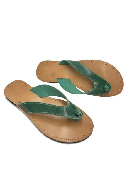 Galena green 10M δερμάτινα σανδάλια