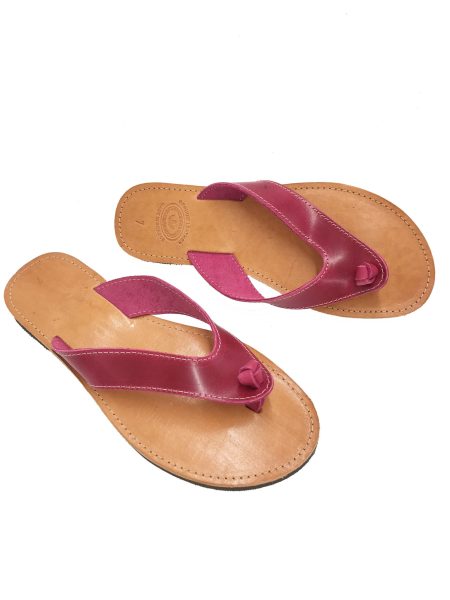 Galena fuchsia 10M δερμάτινα σανδάλια