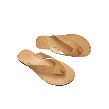 Galena natural 10M δερμάτινα σανδάλια