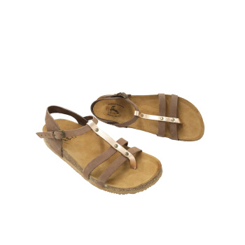Paxoi brown/pink gold 1803 Traveller's Shoes ανατομικά σανδάλια