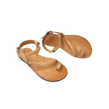 Eros natural 28M δερμάτινα σανδάλια